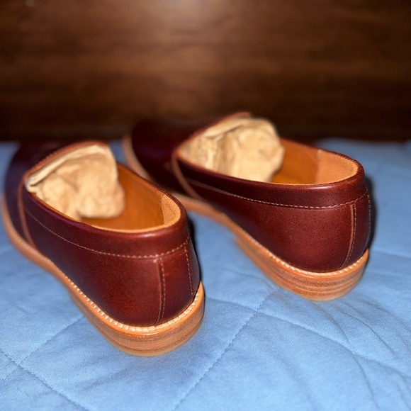 Patina (Portland Leather) Cognac Rounded Toe Loafer USA 6.5/EUR 36.5 - Picture 2 of 4